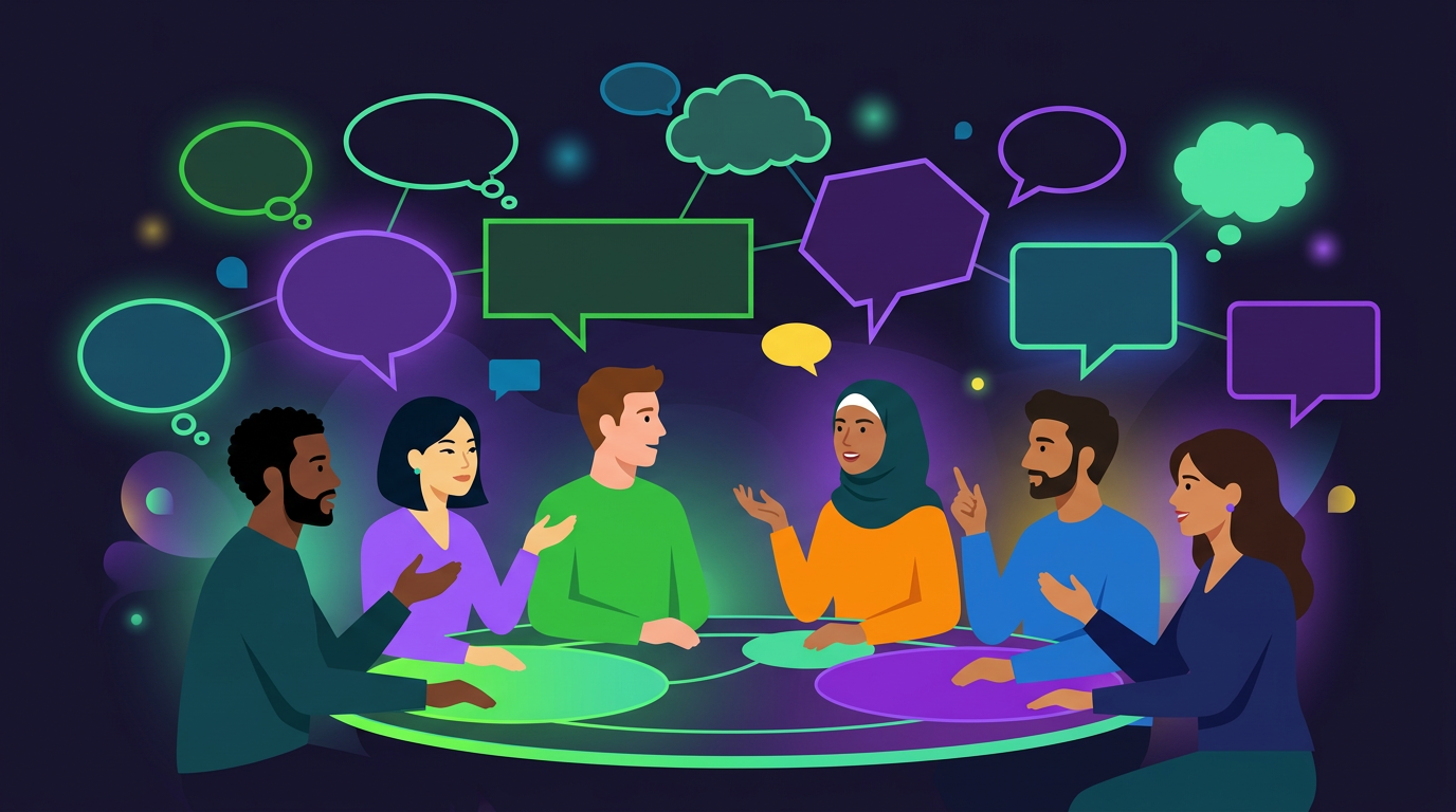 Discussões temáticas semanais